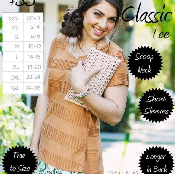 LuLaRoe Classic Floral Tee XS (2 - 4) - Picture 6 of 6